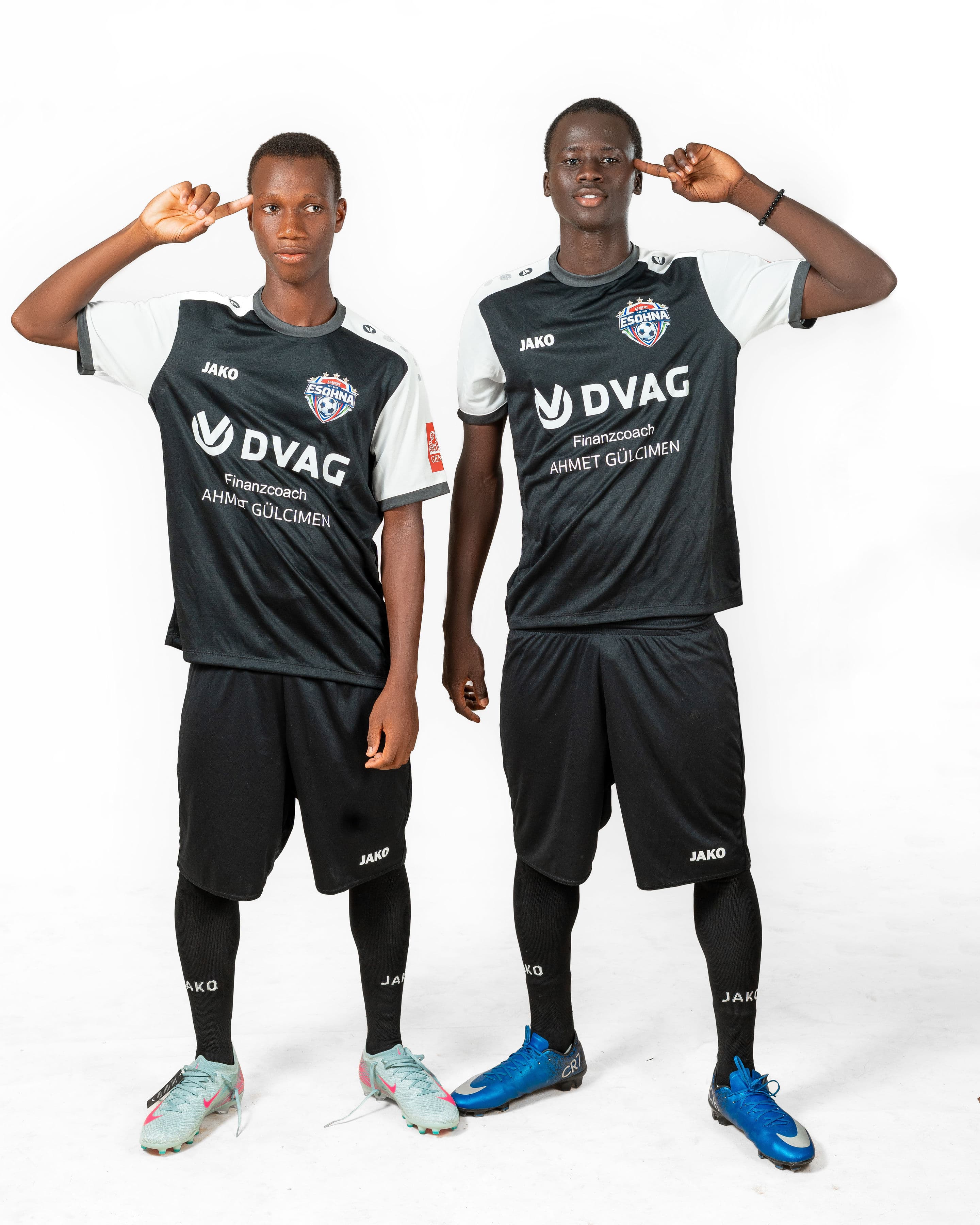 Two eSohna Academy players standing together