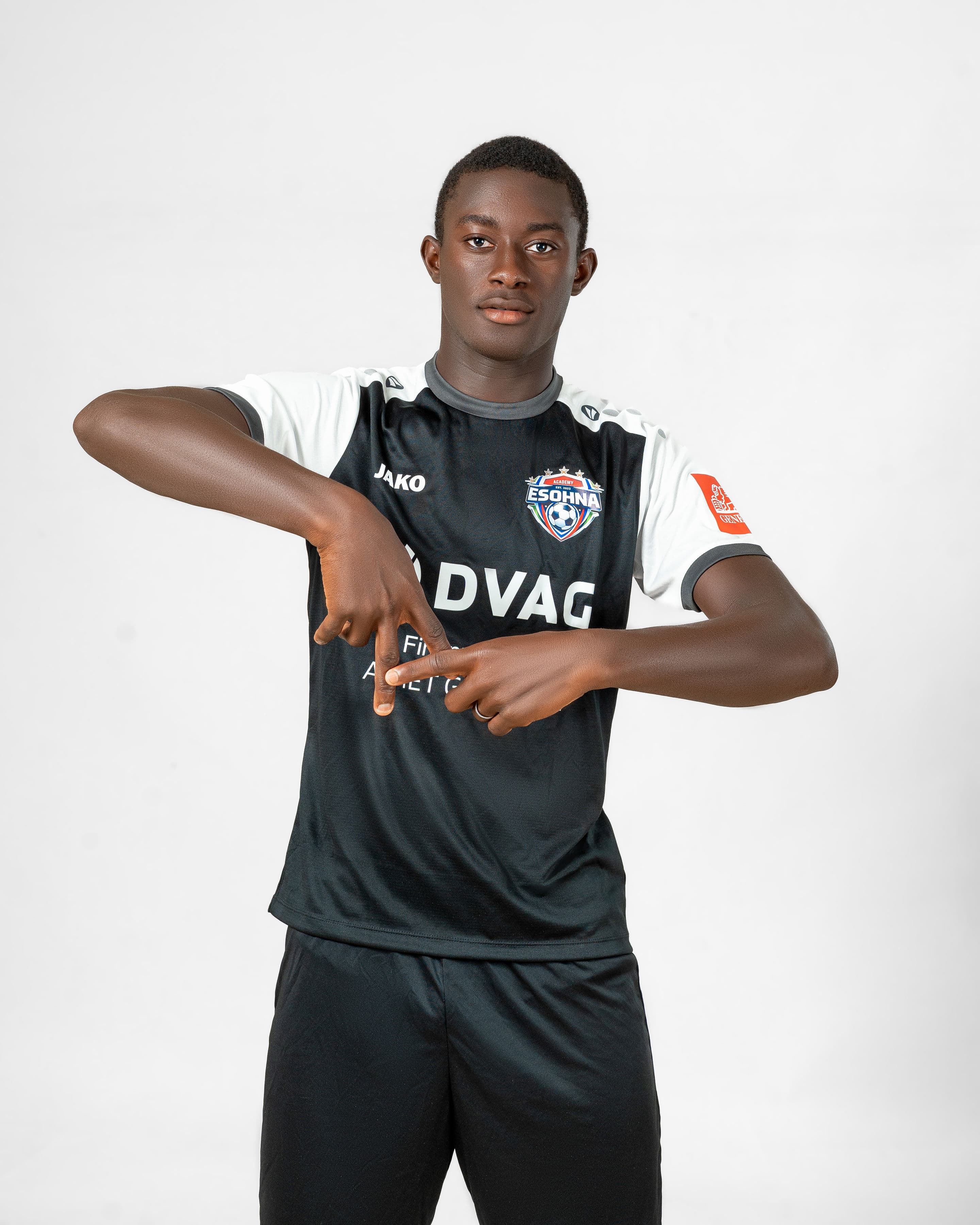 eSohna Academy player in academy kit